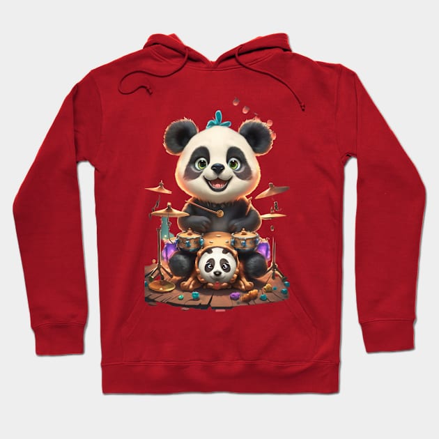 Cute Panda Hoodie by alby store